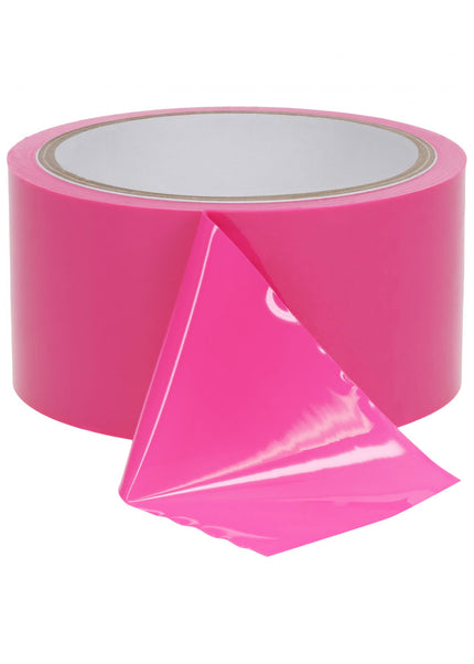 OUCH! PVC Non-Stick Tape - Pink - Pink Bondage Tape - 20 metre Length
