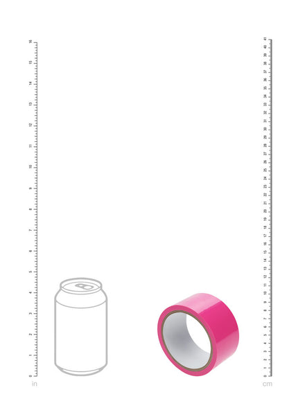 OUCH! PVC Non-Stick Tape - Pink - Pink Bondage Tape - 20 metre Length