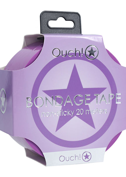 OUCH! PVC Non-Stick Tape - Purple - Purple Bondage Tape - 20 metre Length