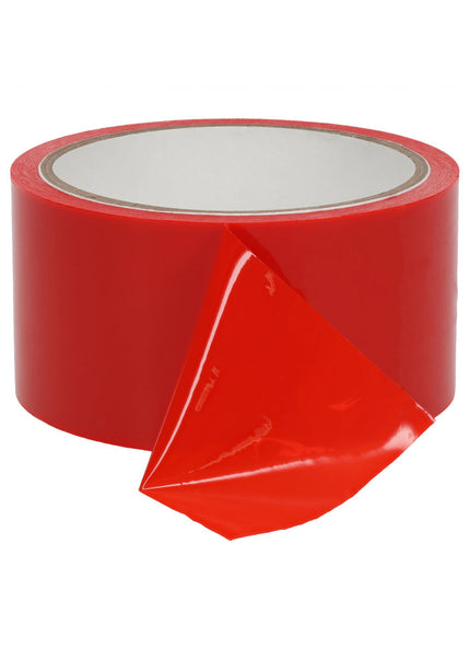OUCH! PVC Non-Stick Tape - Red - Red Bondage Tape - 20 metre Length