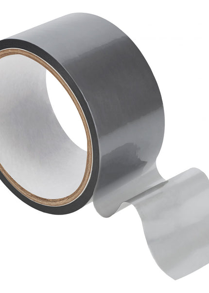 OUCH! PVC Non-Stick Tape - Silver - Silver Bondage Tape - 20 metre Length