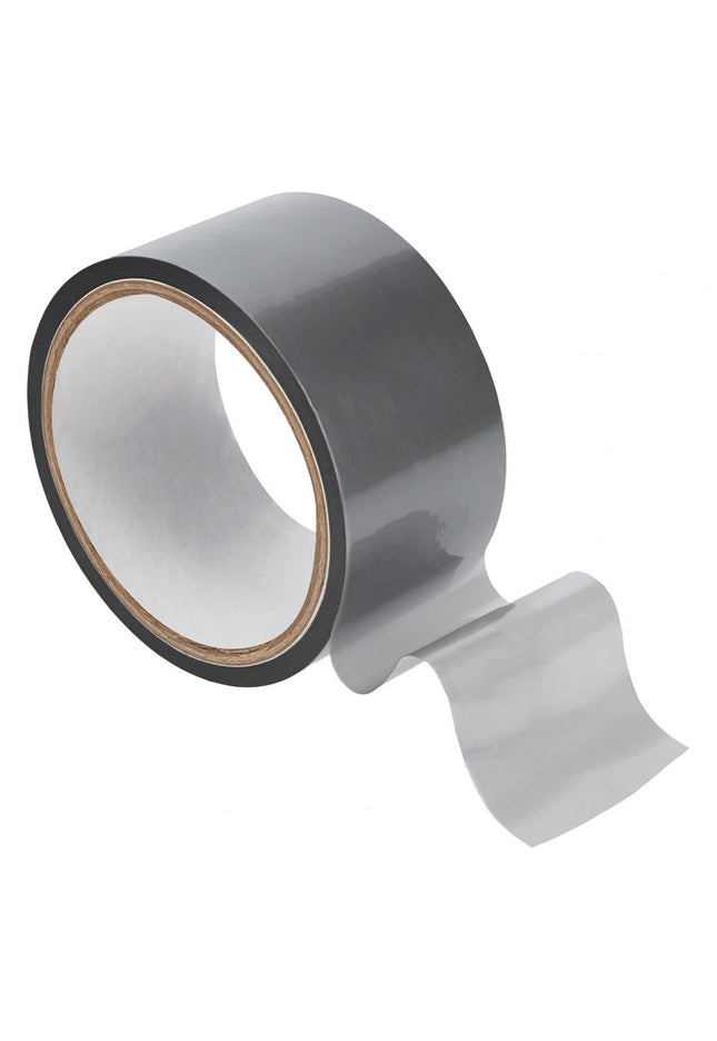 OUCH! PVC Non-Stick Tape - Silver - Silver Bondage Tape - 20 metre Length