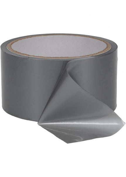 OUCH! PVC Non-Stick Tape - Silver - Silver Bondage Tape - 20 metre Length