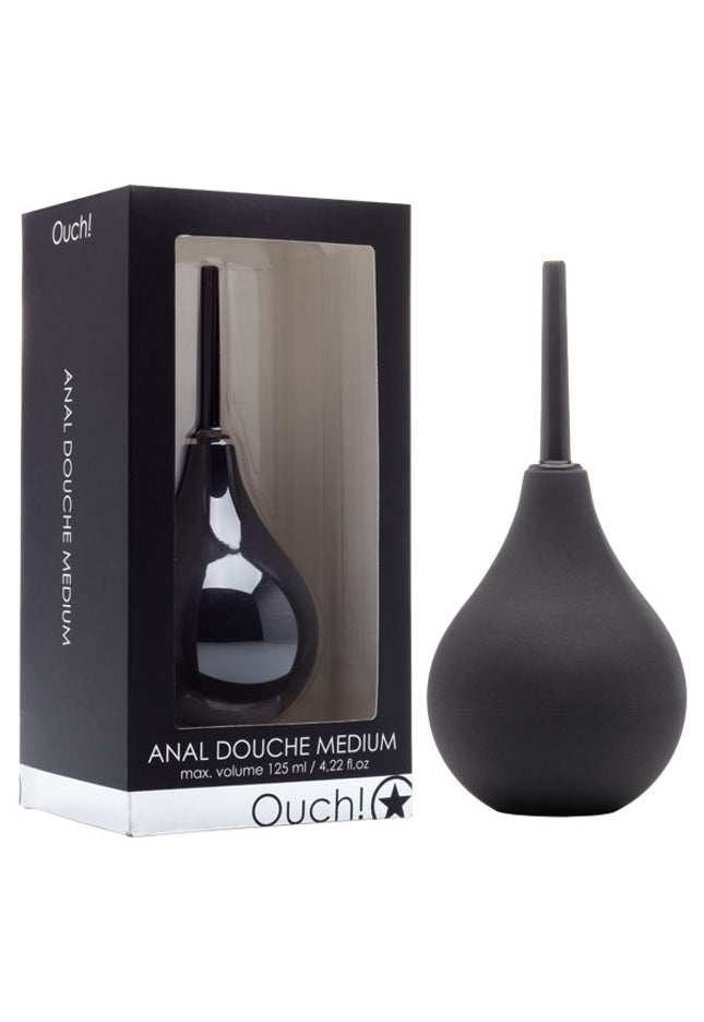 Ouch Anal Douche - Medium - Black Douche - 125 ml