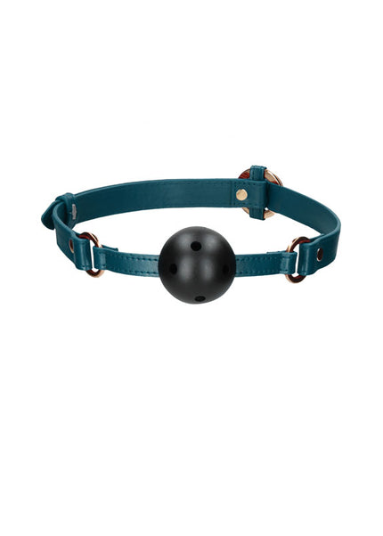 OUCH! Halo - Breathable Ball Gag - Green Mouth Restraint