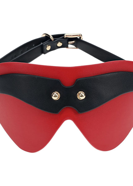 OUCH! Milan Collection - Blindfold - Black/Red Eyemask