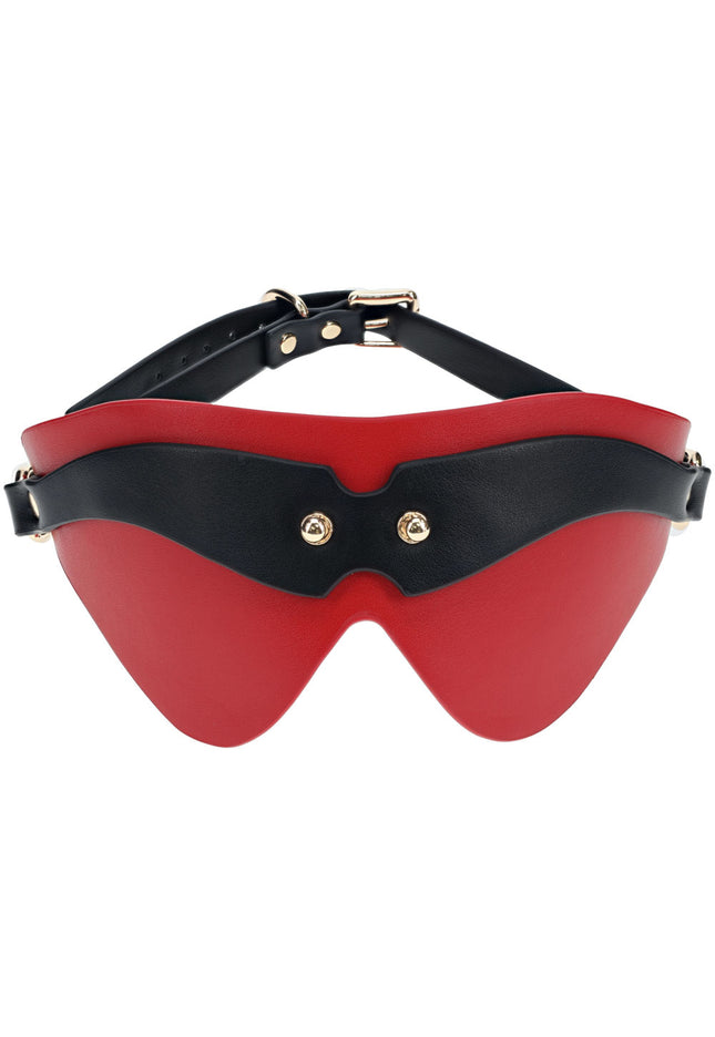 OUCH! Milan Collection - Blindfold - Black/Red Eyemask