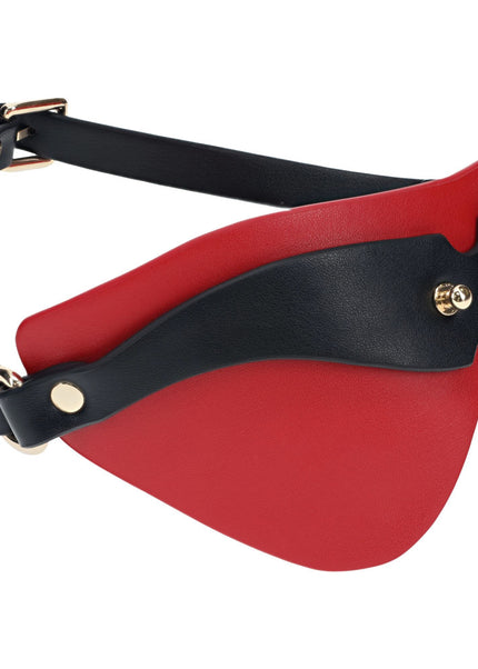 OUCH! Milan Collection - Blindfold - Black/Red Eyemask