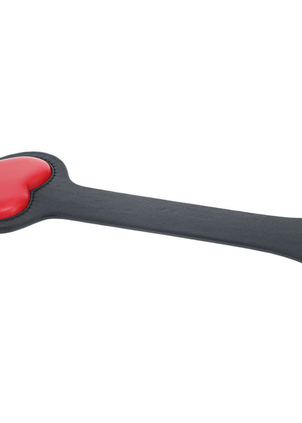 OUCH! Milan Collection - Paddle - Black/Red Heart Paddle