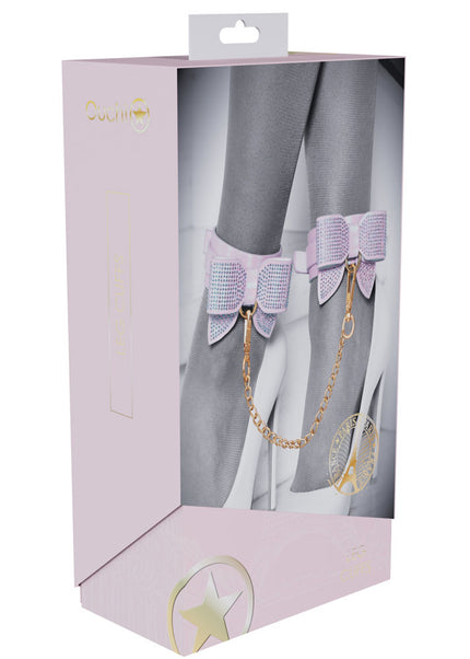 OUCH! Paris Collection - Leg Cuffs - Pink Restraints