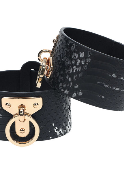 OUCH! Florence Collection - Handcuffs - Black Restraints