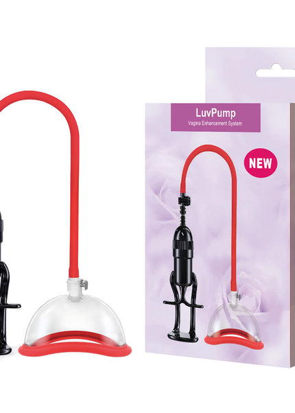 LuvPump Vagina Enhancement System - Clear/Red Vagina Pump