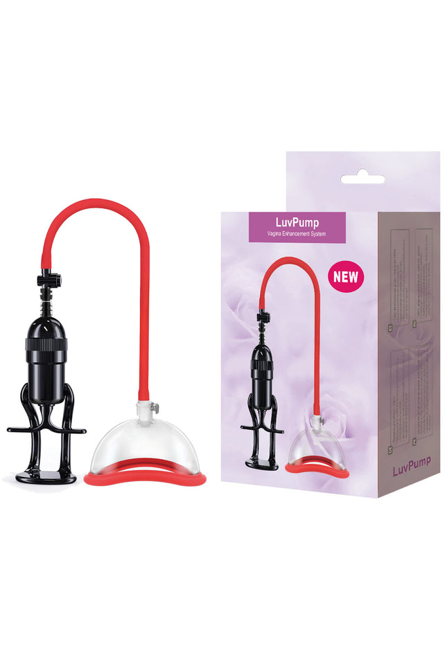 LuvPump Vagina Enhancement System - Clear/Red Vagina Pump