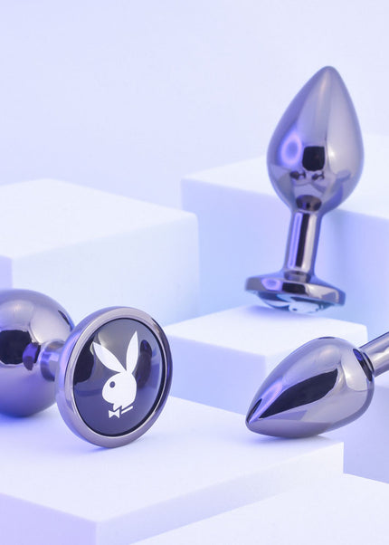 Playboy Pleasure PLEASURE 3 WAYS - Metal Butt Plugs - Set of 3 Sizes