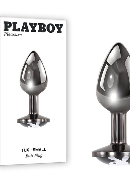 Playboy Pleasure TUX - Small - Metal 7.4 cm Small Butt Plug