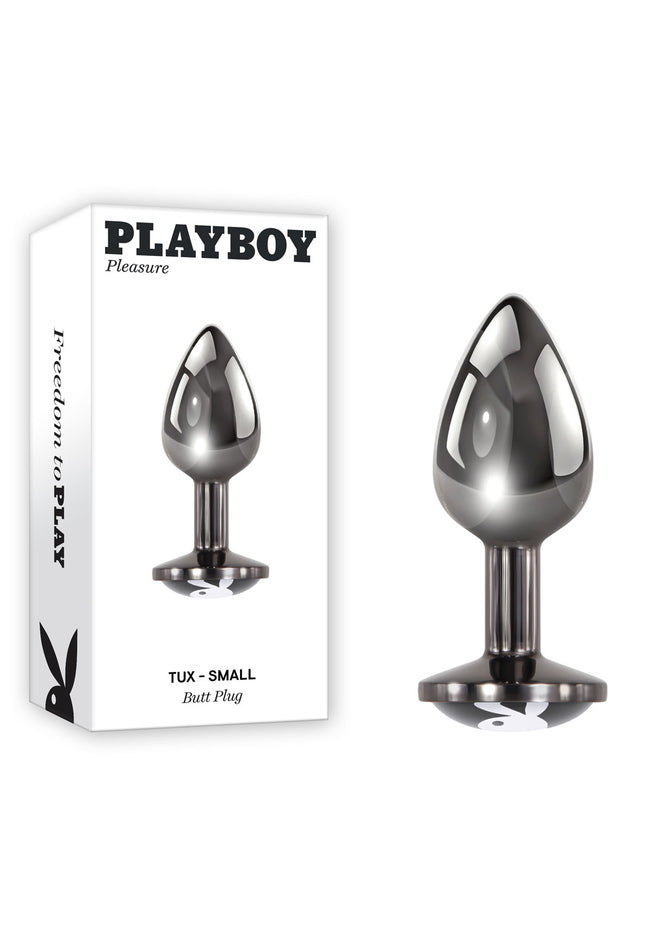 Playboy Pleasure TUX - Small - Metal 7.4 cm Small Butt Plug