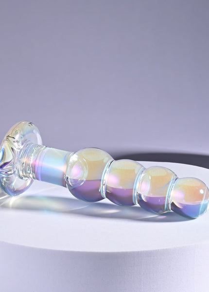 Playboy Pleasure JEWELS BEADS - Clear Glass 12 cm Anal Beads