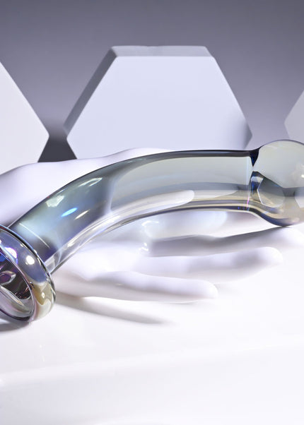 Playboy Pleasure JEWELS KING - Clear Glass 16.3 cm Dildo