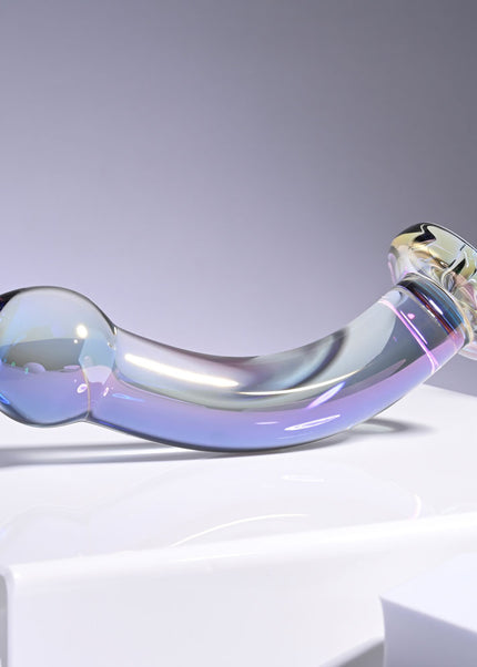 Playboy Pleasure JEWELS KING - Clear Glass 16.3 cm Dildo