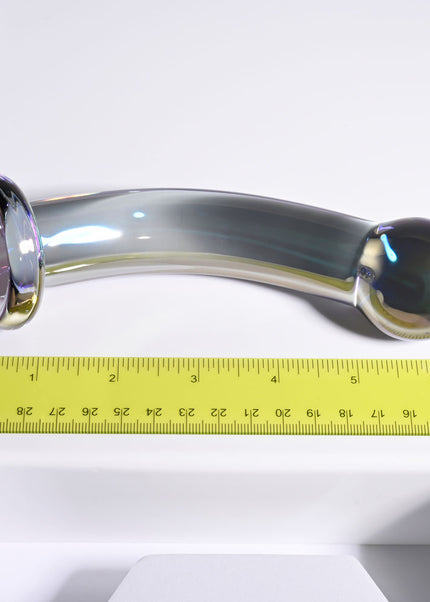 Playboy Pleasure JEWELS KING - Clear Glass 16.3 cm Dildo