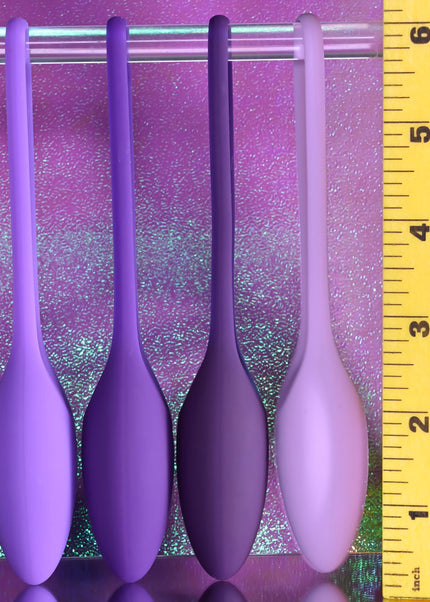 Playboy Pleasure PUT IN WORK - Purple Kegel Ball Set - Set of 4
