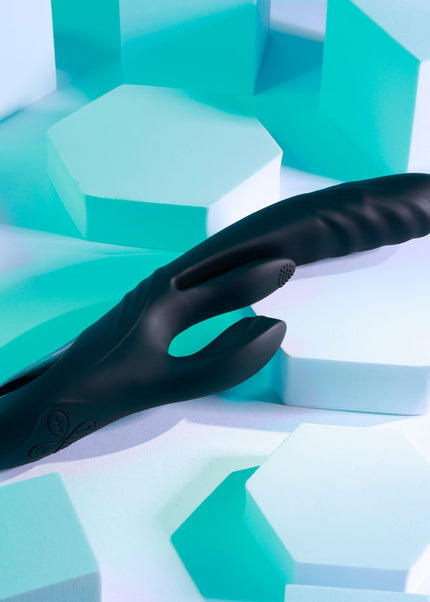 Playboy Pleasure RAPID RABBIT - Black 26.4 cm USB Rechargeable Rabbit Vibrator