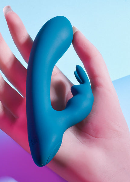 Playboy Pleasure LIL RABBIT - Deep Teal 14.6 cm USB Rechargeable Rabbit Vibrator