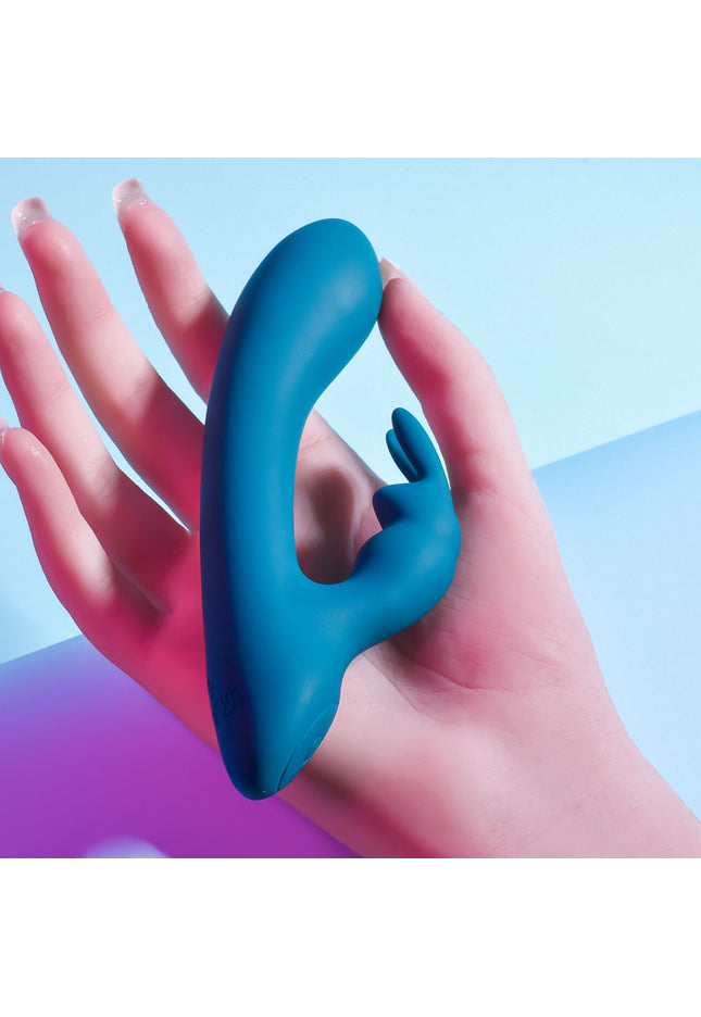 Playboy Pleasure LIL RABBIT - Deep Teal 14.6 cm USB Rechargeable Rabbit Vibrator