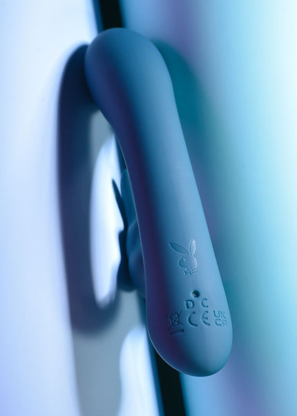 Playboy Pleasure LIL RABBIT - Deep Teal 14.6 cm USB Rechargeable Rabbit Vibrator