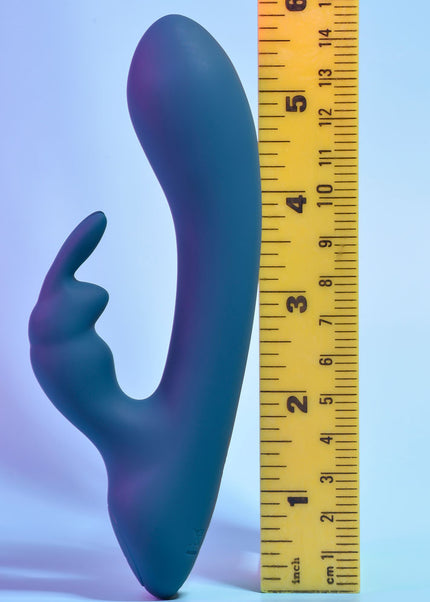 Playboy Pleasure LIL RABBIT - Deep Teal 14.6 cm USB Rechargeable Rabbit Vibrator