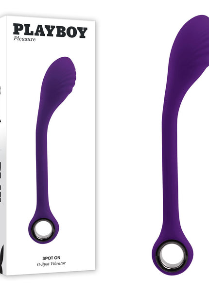 Playboy Pleasure SPOT ON - Purple 22.6 cm USB Rechargeable Poseable G-Spot Vibrator