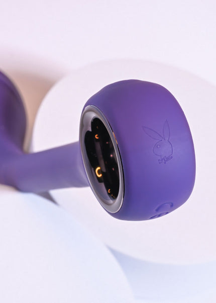 Playboy Pleasure SPOT ON - Purple 22.6 cm USB Rechargeable Poseable G-Spot Vibrator