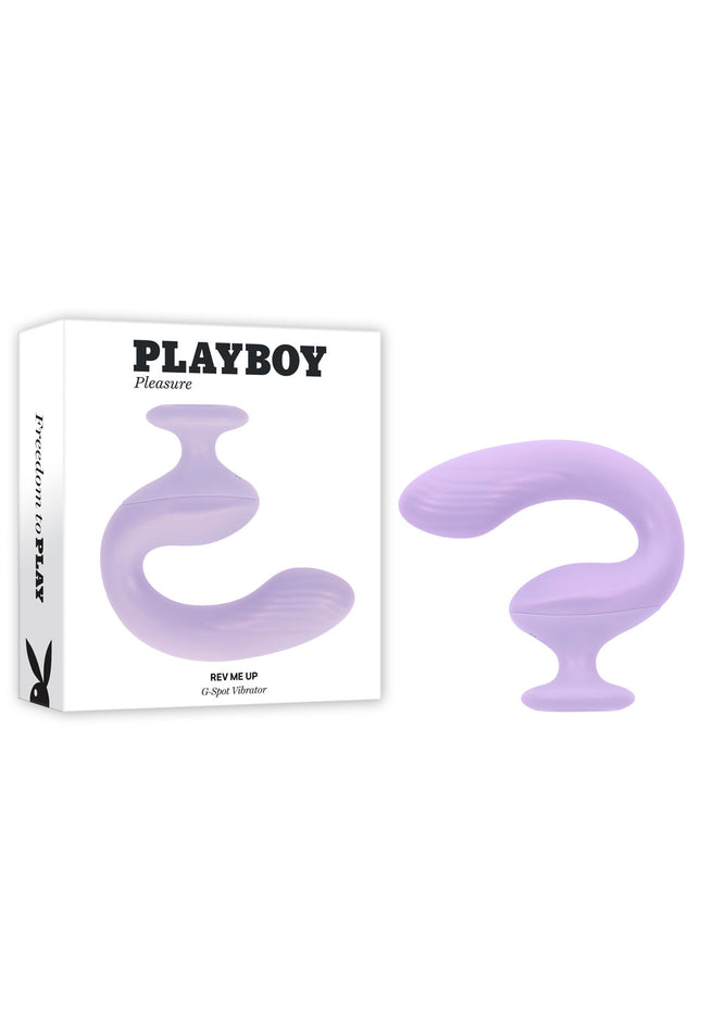 Playboy Pleasure REV ME UP - Purple USB Rechargeable Dual Motor Curved Vibrator