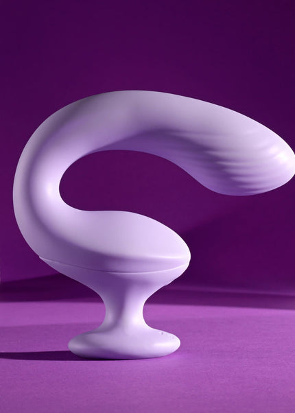 Playboy Pleasure REV ME UP - Purple USB Rechargeable Dual Motor Curved Vibrator