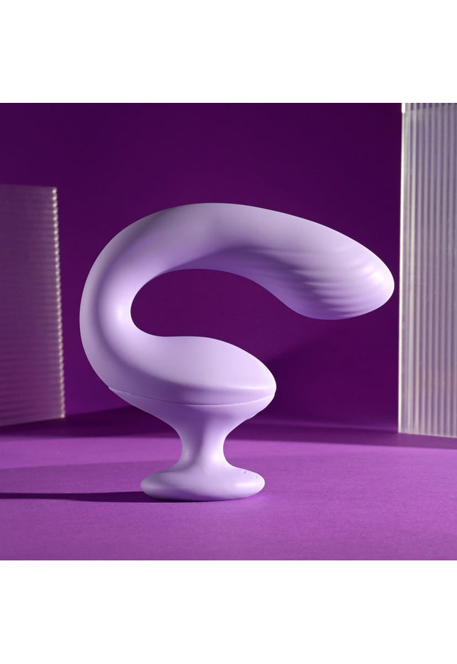 Playboy Pleasure REV ME UP - Purple USB Rechargeable Dual Motor Curved Vibrator