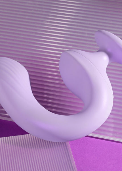 Playboy Pleasure REV ME UP - Purple USB Rechargeable Dual Motor Curved Vibrator