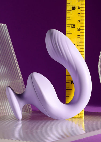 Playboy Pleasure REV ME UP - Purple USB Rechargeable Dual Motor Curved Vibrator