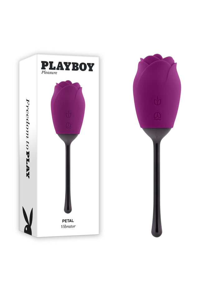 Playboy Pleasure PETAL - Purple USB Rechargeable Flicking Stimulator