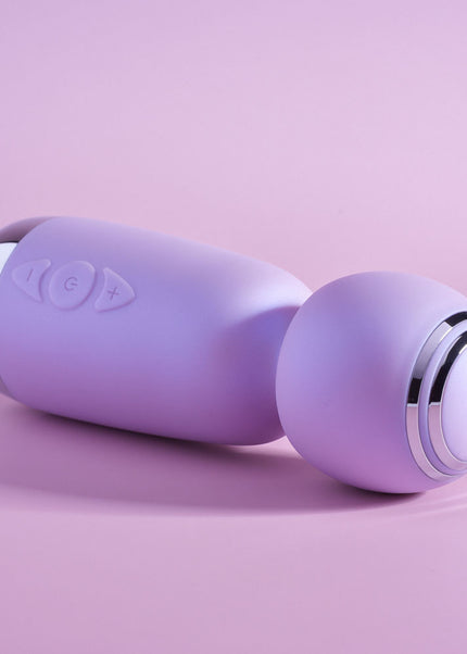 Playboy Pleasure ROYAL MINI - Lilac 12.5 cm USB Rechargeable Mini Wand Vibrator