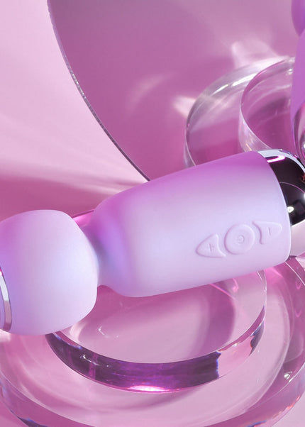 Playboy Pleasure ROYAL MINI - Lilac 12.5 cm USB Rechargeable Mini Wand Vibrator
