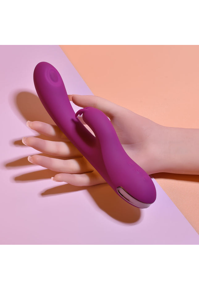 Playboy Pleasure THUMPER - Purple 21.9 cm USB Rechargeable Rabbit Vibrator