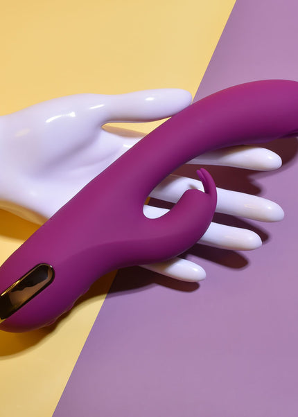 Playboy Pleasure THUMPER - Purple 21.9 cm USB Rechargeable Rabbit Vibrator
