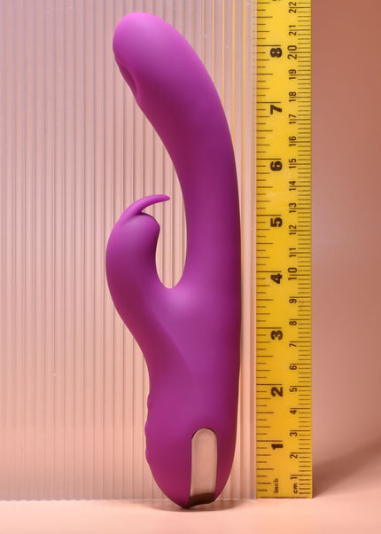 Playboy Pleasure THUMPER - Purple 21.9 cm USB Rechargeable Rabbit Vibrator