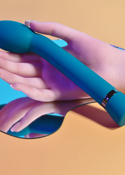 Playboy Pleasure ON THE SPOT - Blue 21.6 cm USB Rechargeable G-Spot Vibrator