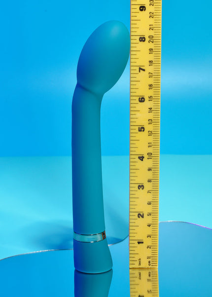 Playboy Pleasure ON THE SPOT - Blue 21.6 cm USB Rechargeable G-Spot Vibrator
