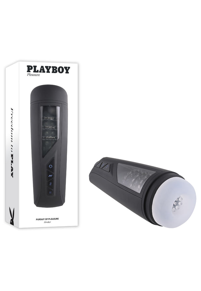 Playboy Pleasure PURSUIT OF PLEASURE - USB Rechargeable Vibrating Stroker