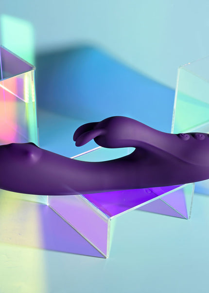 Playboy Pleasure ON REPEAT - Purple 19.7 cm USB Rechargeable Rabbit Vibrator