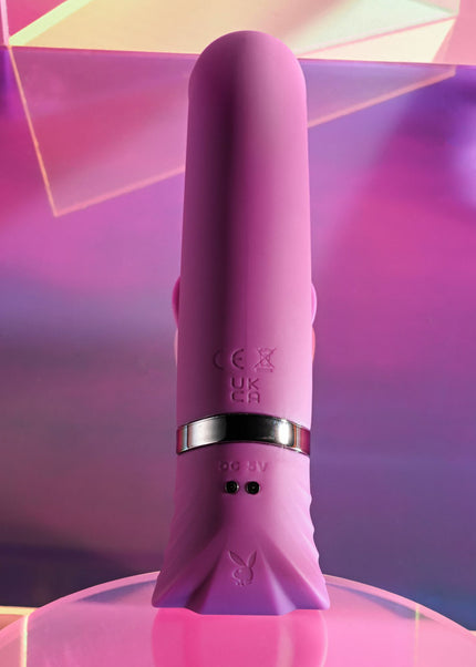Playboy Pleasure TAP THAT - Purple 16.5 cm USB Rechargebale Rabbit Vibrator