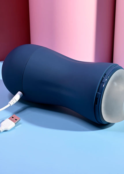 Playboy Pleasure GUSTO - USB Rechargeable Vibrating & Sucking Masturbator