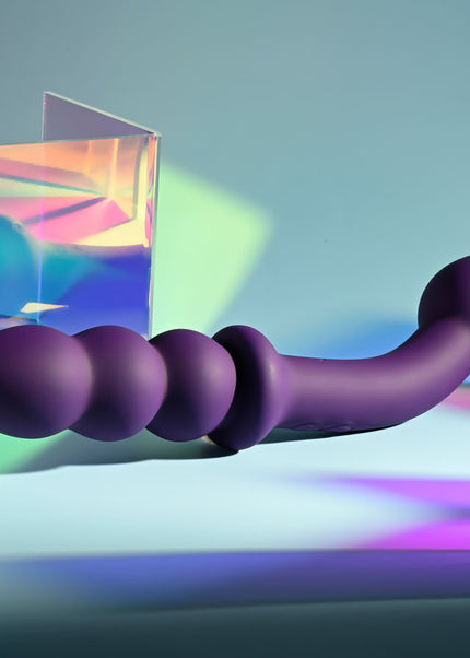 Playboy Pleasure THE SEEKER - Purple 20.3 cm USB Rechargeable Double Ended Vibrator